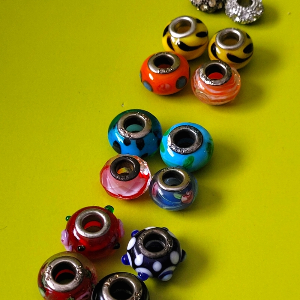 Beads for bracelet mixed set